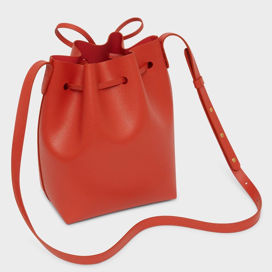 Women's Mansur Gavriel Mini Bucket Bags Red | AU 0149IS